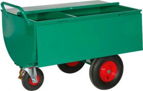 Voerwagen Derby 400 ltr m. TW u. D luchtbanden