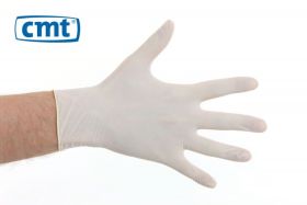 Disposable Handschoen CMT Latex pv wit  