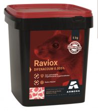Raviox 5 kg. (10g pasta 50 ppm difenacoum)