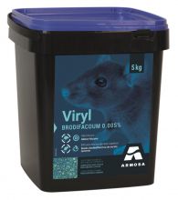 Viryl (brodifacoum 0,005%) granen mix 5 kg.