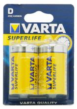 Batterij Varta 1,5V R20  Mono D (per set van 2 stuks)