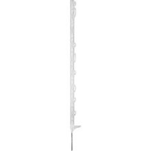 Paal, kunststof, Titan wit 110 cm, 8 ogen (5 stuk)