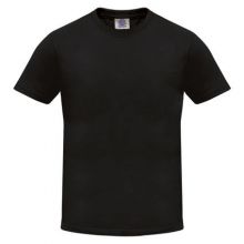 T-shirt 145 gr. zwart XL