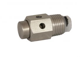 Sproeinippel 1/2"  rvs VD 3 gaats 41 mm