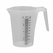 Maatkan met handvat en tuit 1 ltr.
