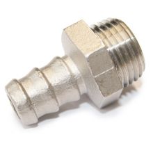 Slangkoppeling 1/2 AG rvs  f 1/2 Schl