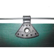 Speciale clip voor windbreeknet voor 4 mm staalkabel