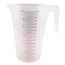 Maatkan met handvat en tuit 3 ltr.