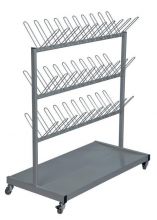 Verrijdbaar schoenenrek en/of kinderlaarzenrek verzinkt