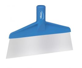 Vikan Hygiene 29103 vloerschraper blauw  rvs blad, 260mm breed /10