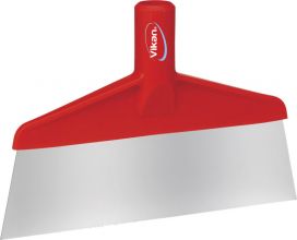 Vikan Hygiene 29104 vloerschraper rood  rvs blad, 260mm breed /10
