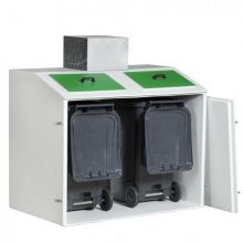 Kadaverkoeling voor twee 240 Liter containers