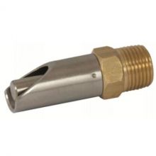 Biggenbijtnippel 3/8"  rvs/mess HD 54 mm