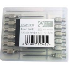 Veterinaire canules 1,8 x 35 mm LL (12 stuks)