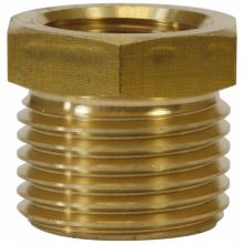 Verloopring 1/4x3/8 BI-BU Messing