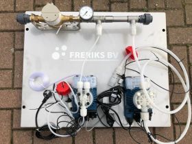 Dosright 603+803 Doseermodule '3/4 duims op RVS bord