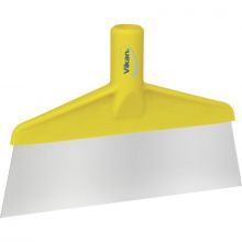 Vikan Hygiene 29106 vloerschraper geel  rvs blad, 260mm breed /10