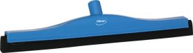 Vikan 77533 klassieke vloertrekker 50cm blauw, vaste nek, zwarte cassette