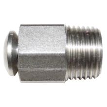 Groba sproeinippel rvs 1/2" buitendraad
